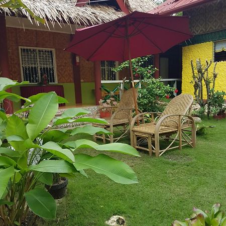 Traville Huts Palm Beach Inn Panglao Exterior foto